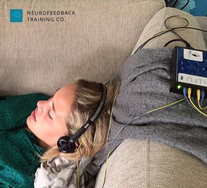 Neurofeedback session for relaxation