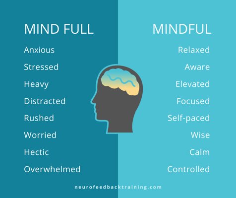 mind full or mindful infographic