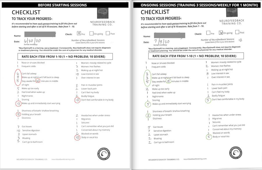 before-checklist-neurofeedback-training