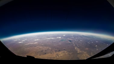 round earth from space