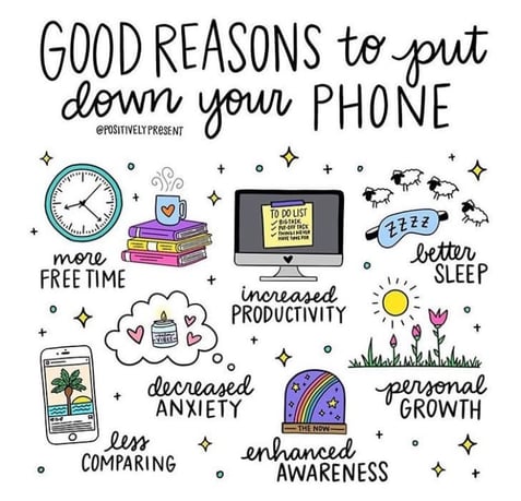 good reasons to put down your phone by positivelypresent